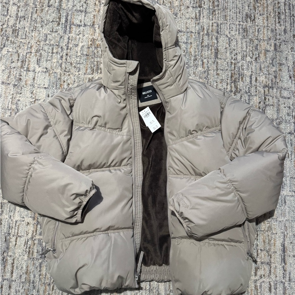 Gray Puffer Jacket